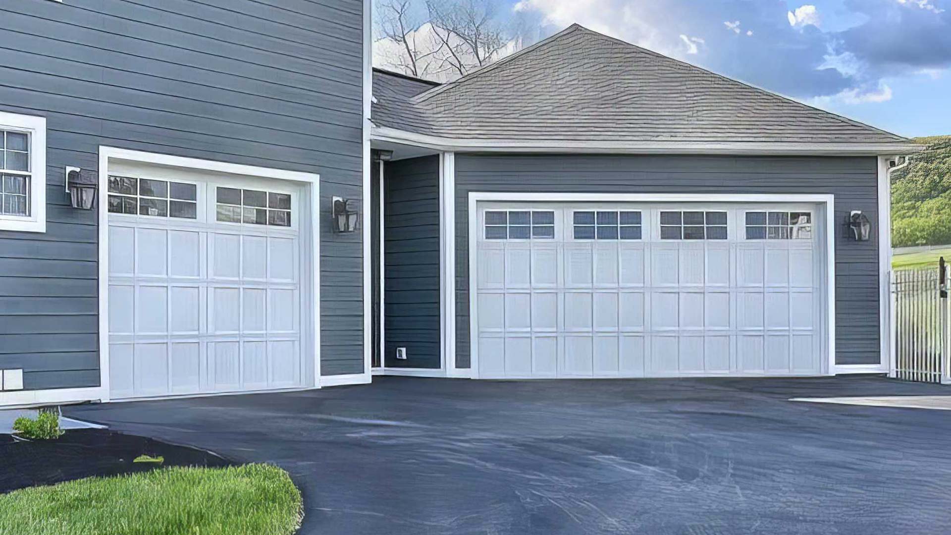 How to properly apply lubricant to different parts of the garage door